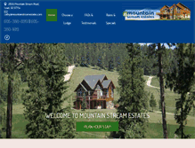 Tablet Screenshot of mountainstreamestates.com